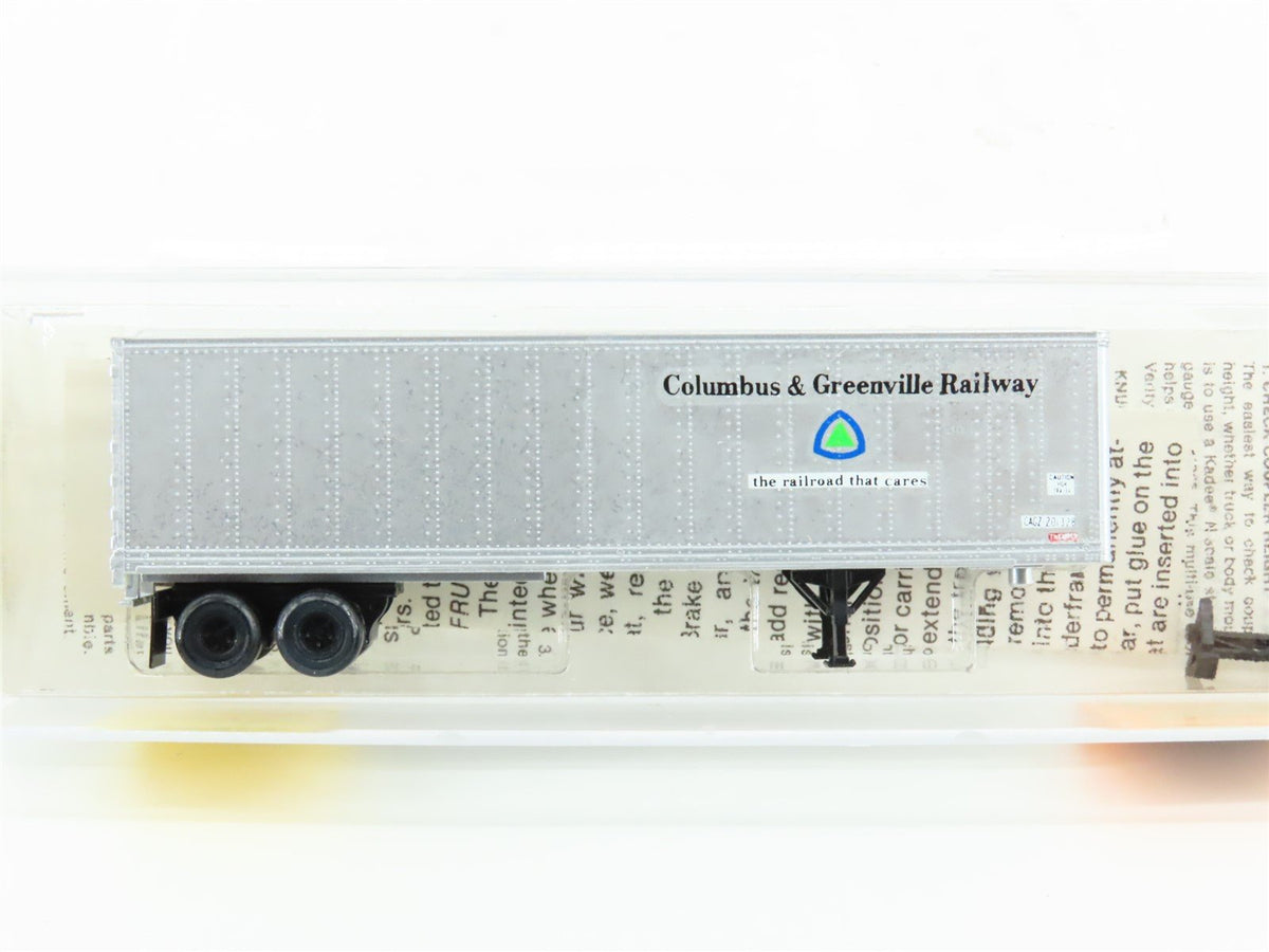 N Kadee Micro-Trains MTL 66000 C&amp;G Columbus &amp; Greenville 40&#39; Trailer Custom