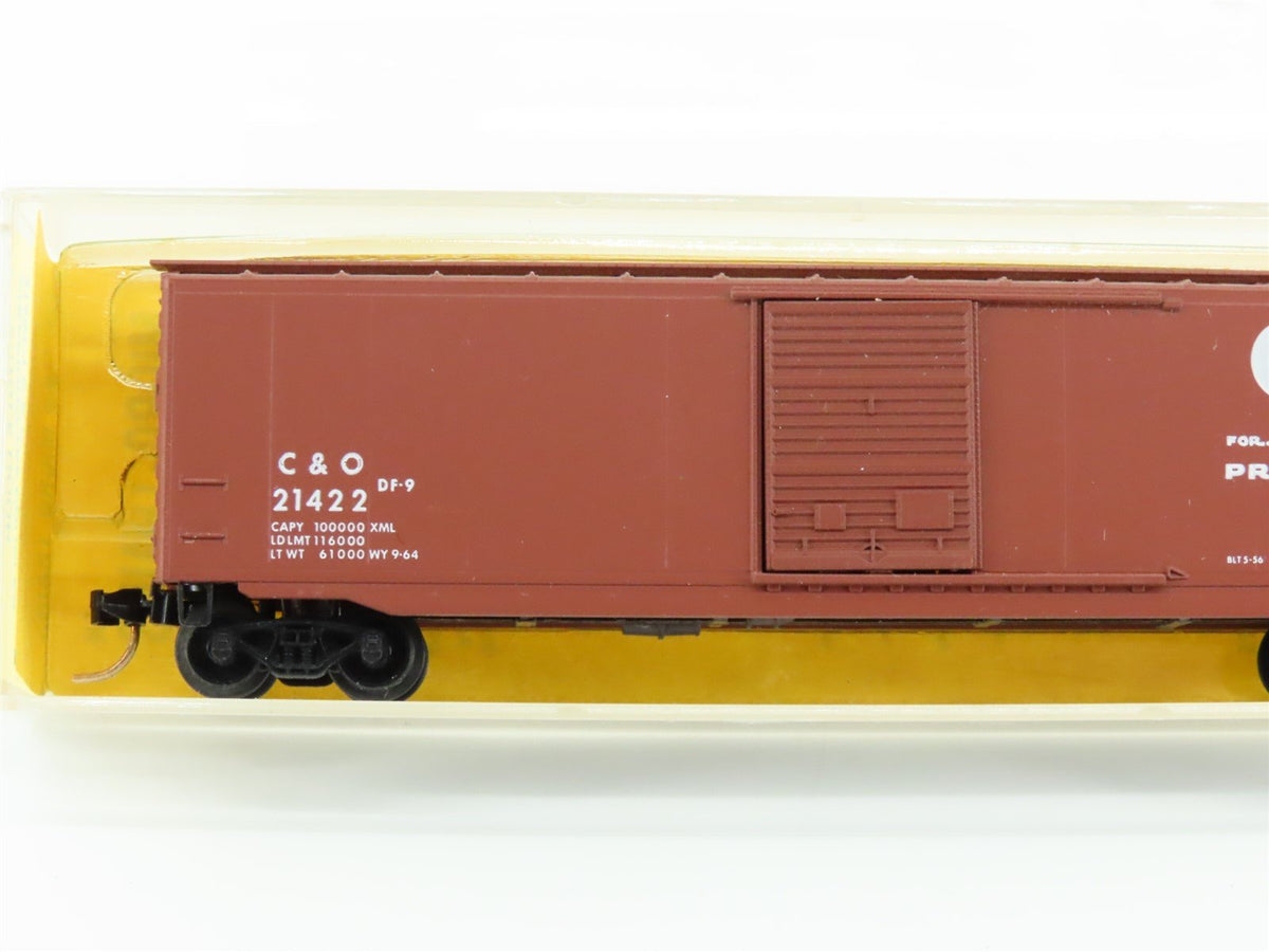 N Scale Kadee Micro-Trains MTL 31487-1 C&amp;O Chesapeake &amp; Ohio 50&#39; Box Car #21422