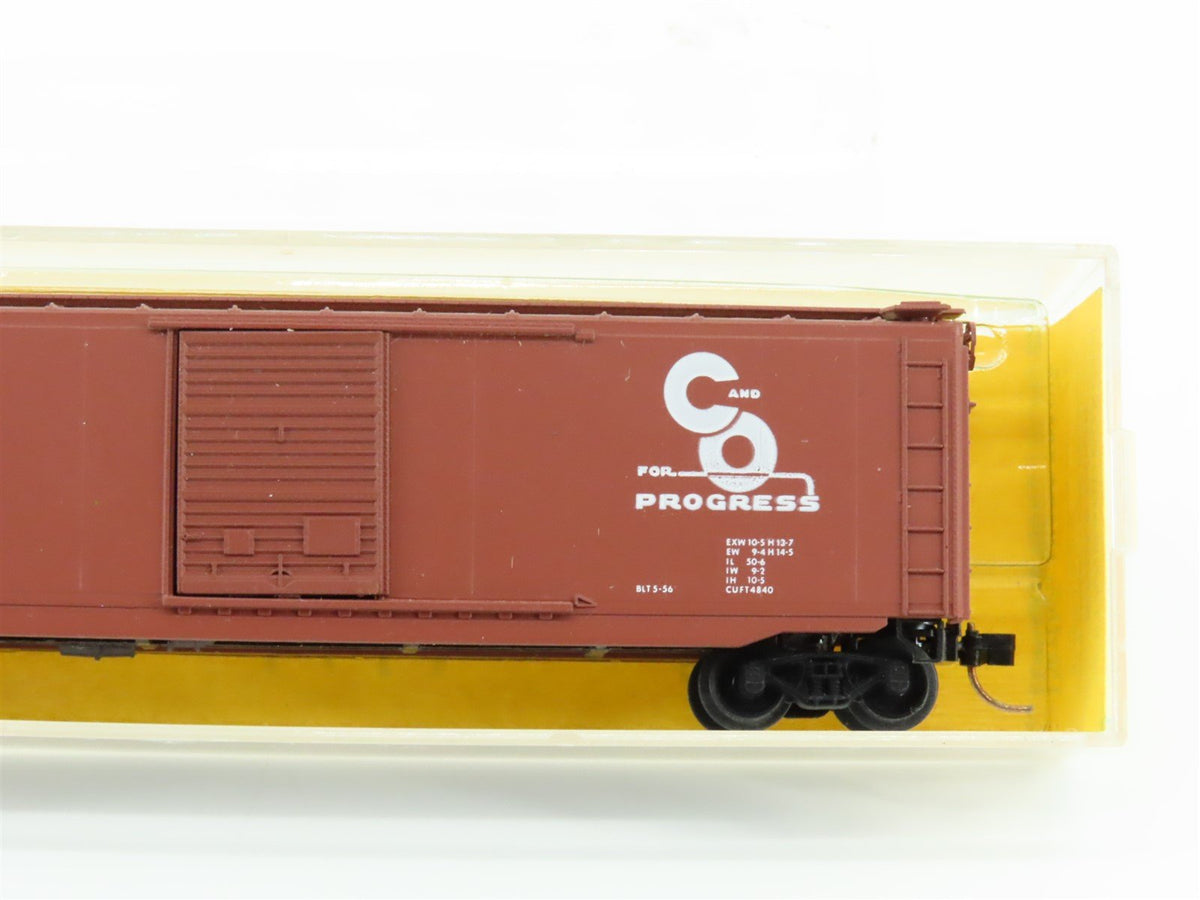 N Scale Kadee Micro-Trains MTL 31487-1 C&amp;O Chesapeake &amp; Ohio 50&#39; Box Car #21422