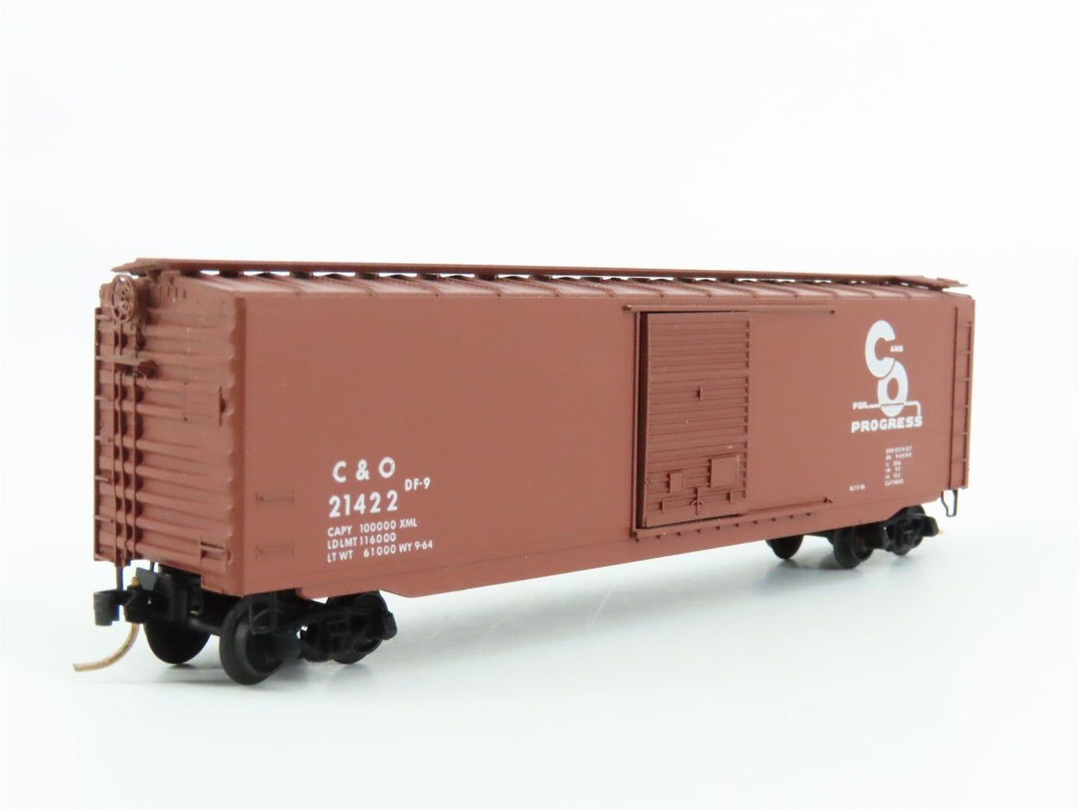 N Scale Kadee Micro-Trains MTL 31487-1 C&amp;O Chesapeake &amp; Ohio 50&#39; Box Car #21422