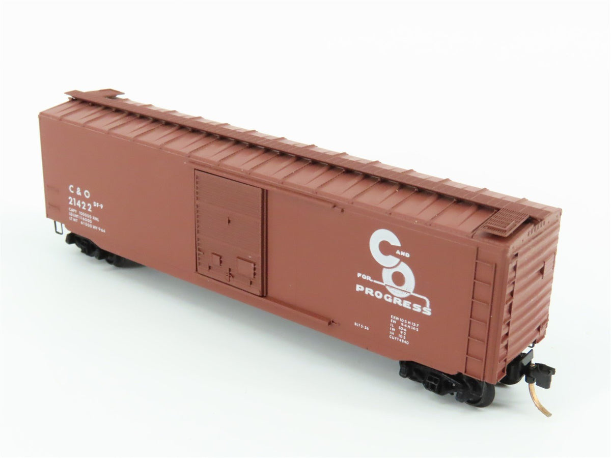 N Scale Kadee Micro-Trains MTL 31487-1 C&amp;O Chesapeake &amp; Ohio 50&#39; Box Car #21422