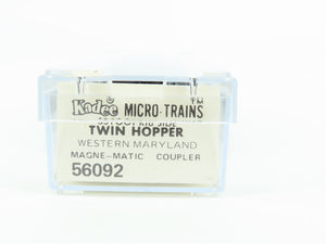 N Scale Kadee Micro-Trains MTL 56092 WM Western Maryland 2-Bay Hopper #10725