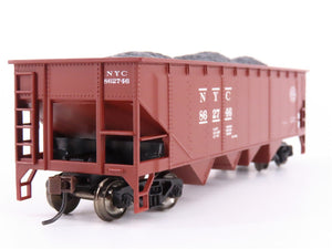 HO Scale Bachmann 17620 NYC New York Central 4-Bay Hopper Car #862746 wCoal Load