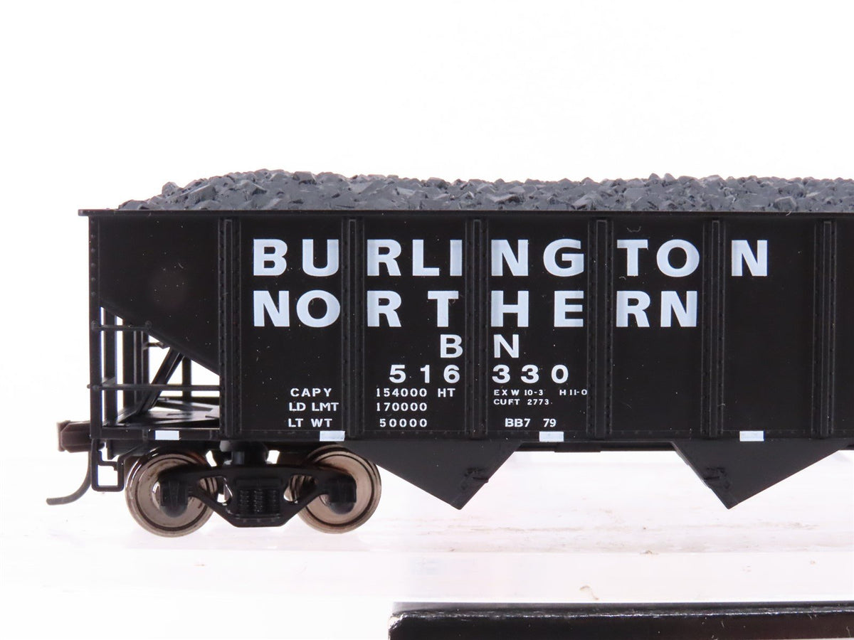 HO Scale Atlas Trainman 935 BN Burlington Northern 3-Bay Hopper Car #516330