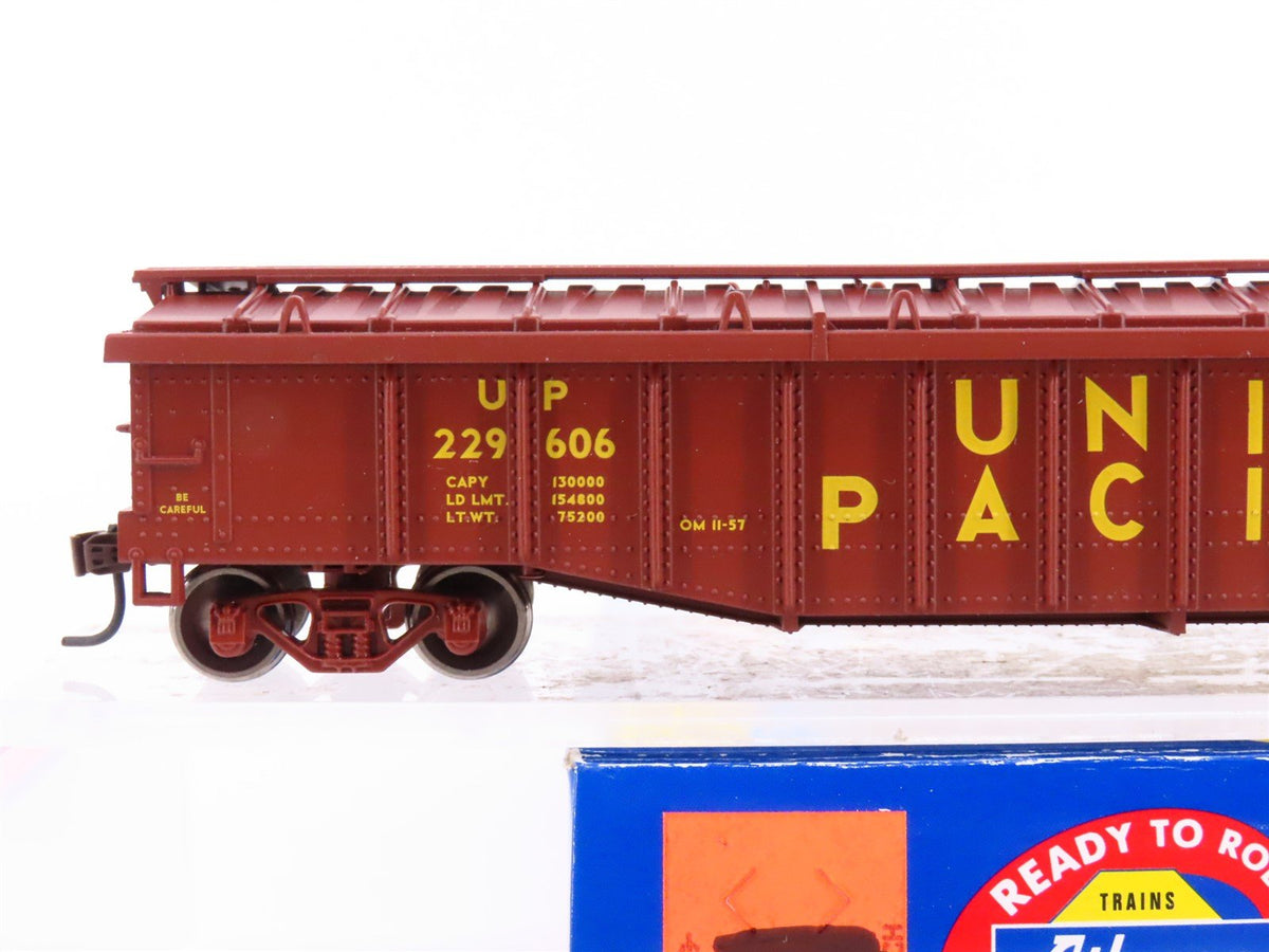 HO Scale Athearn RTR 92198 UP Union Pacific 50&#39; Covered Gondola Car #229606