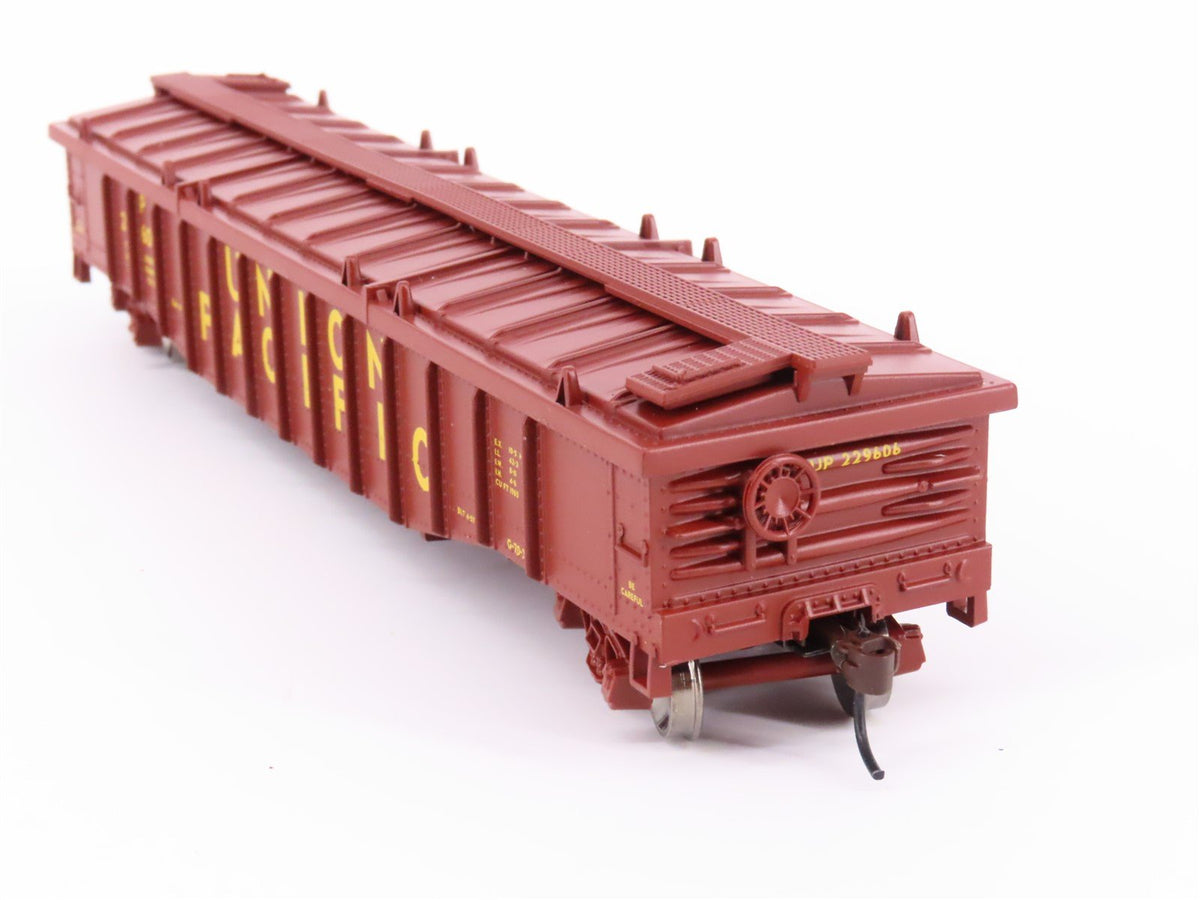 HO Scale Athearn RTR 92198 UP Union Pacific 50&#39; Covered Gondola Car #229606