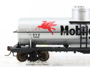 HO Scale Model Power 2191 SVX Mobilgas Metal Single Dome Tankcar #1443