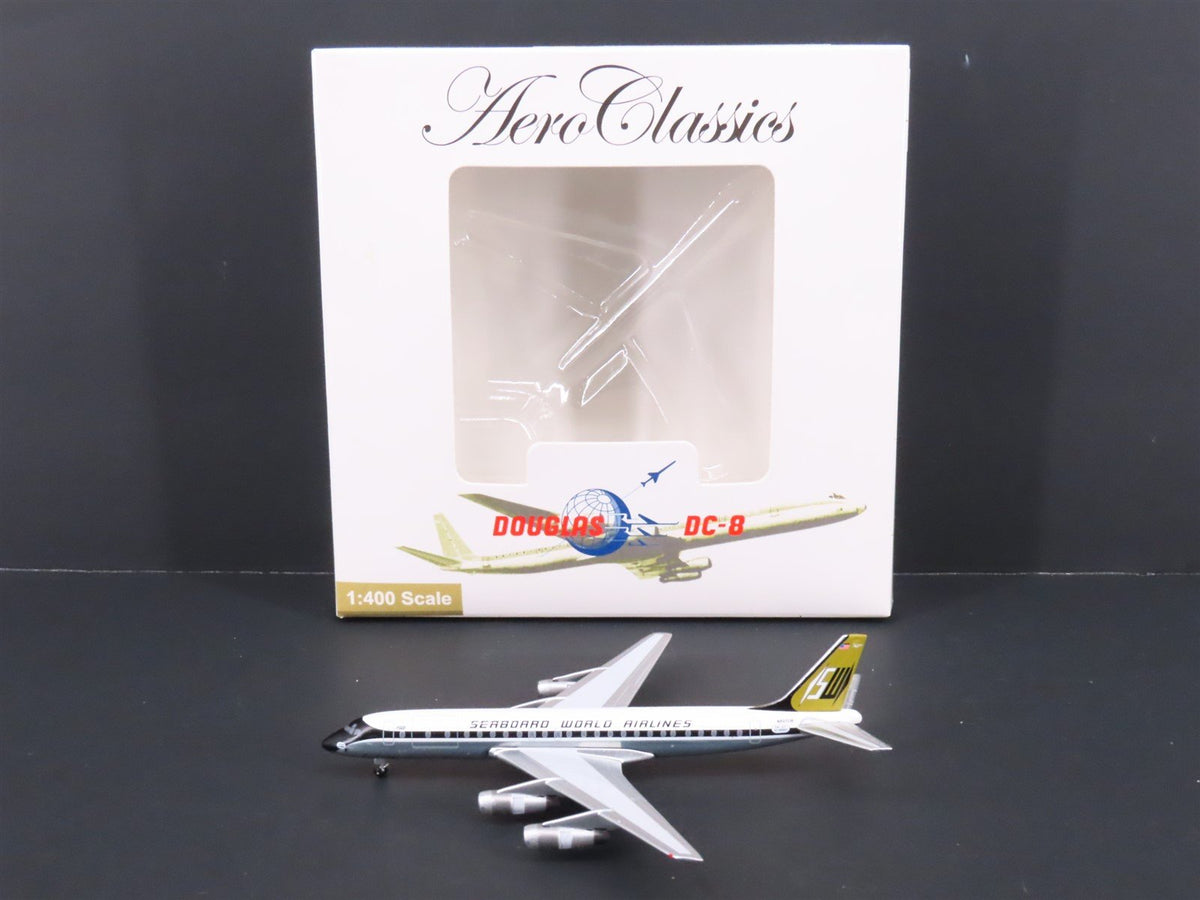 1:400 Scale Aero Classics Die-Cast Seaboard World Airlines Douglas DC-8 Airliner