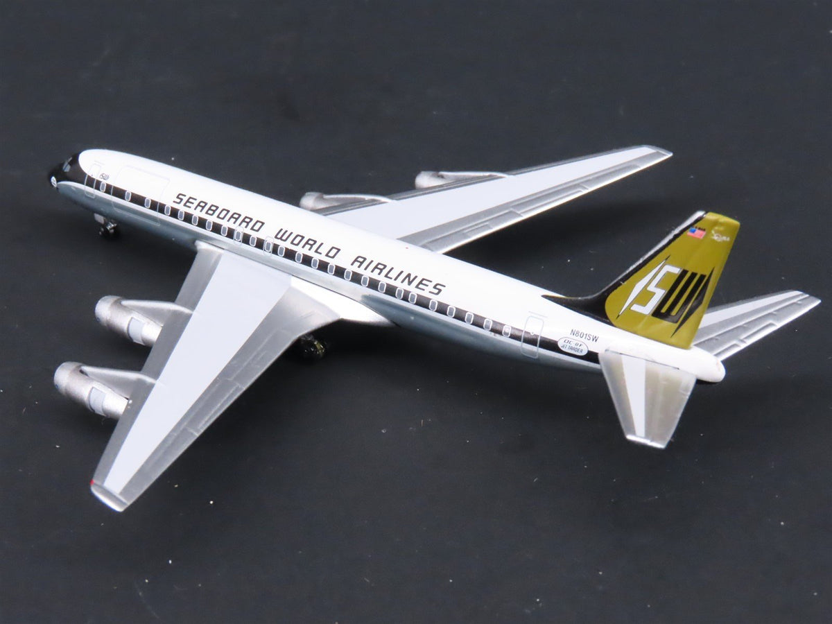 1:400 Scale Aero Classics Die-Cast Seaboard World Airlines Douglas DC-8 Airliner