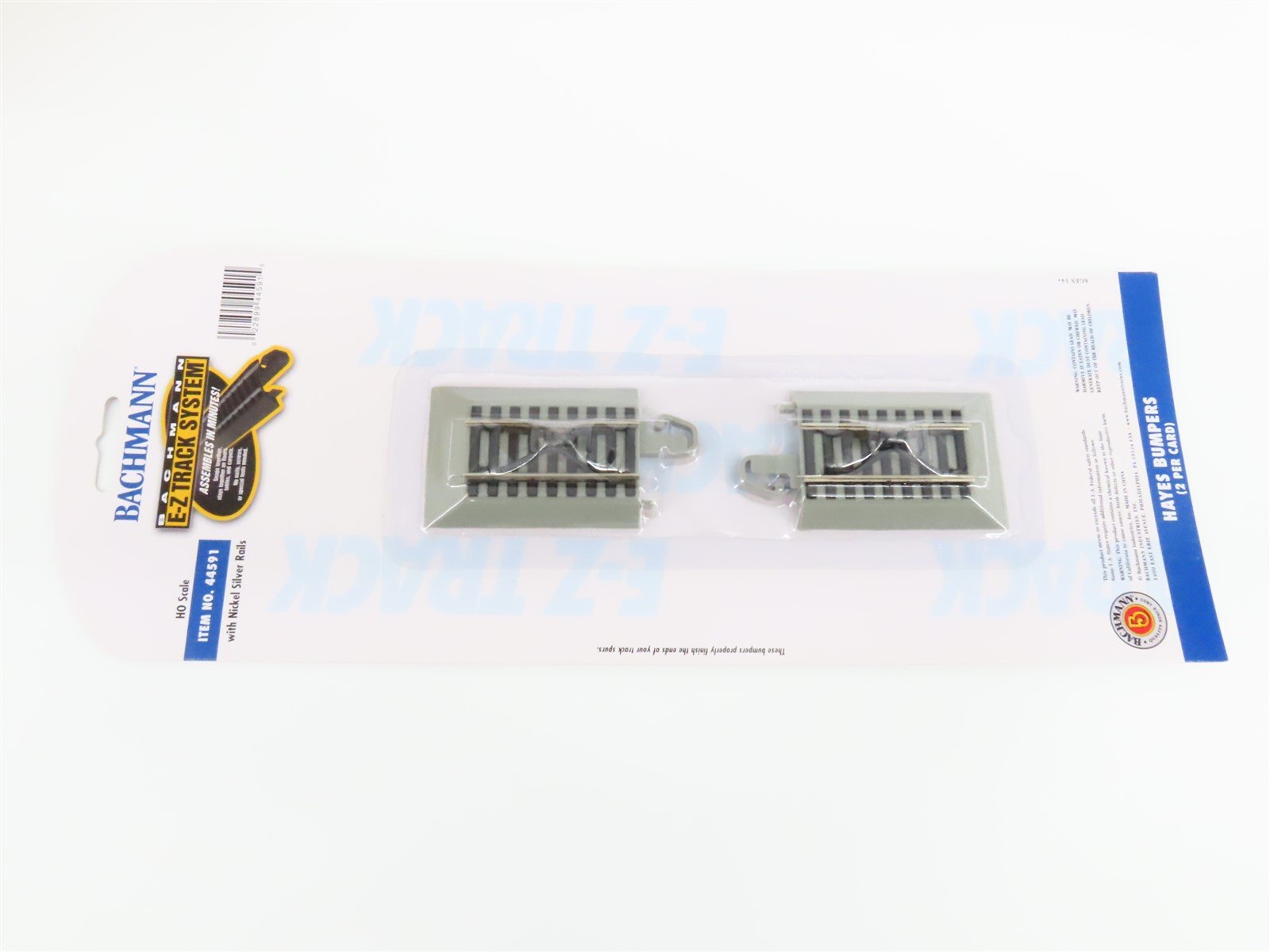 HO Scale Bachmann E-Z Track 44591 Hayes Bumpers 2-Pack - Sealed