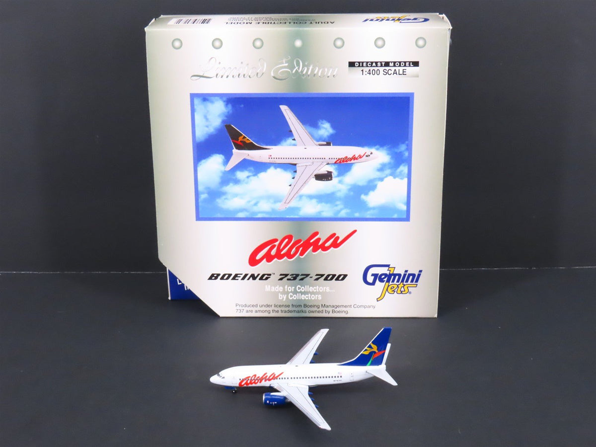 1:400 Scale GeminiJets Limited Edition GJAAH285 Aloha Boeing 737-700 Airliner