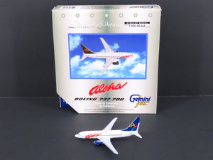1:400 Scale GeminiJets Limited Edition GJAAH285 Aloha Boeing 737-700 Airliner