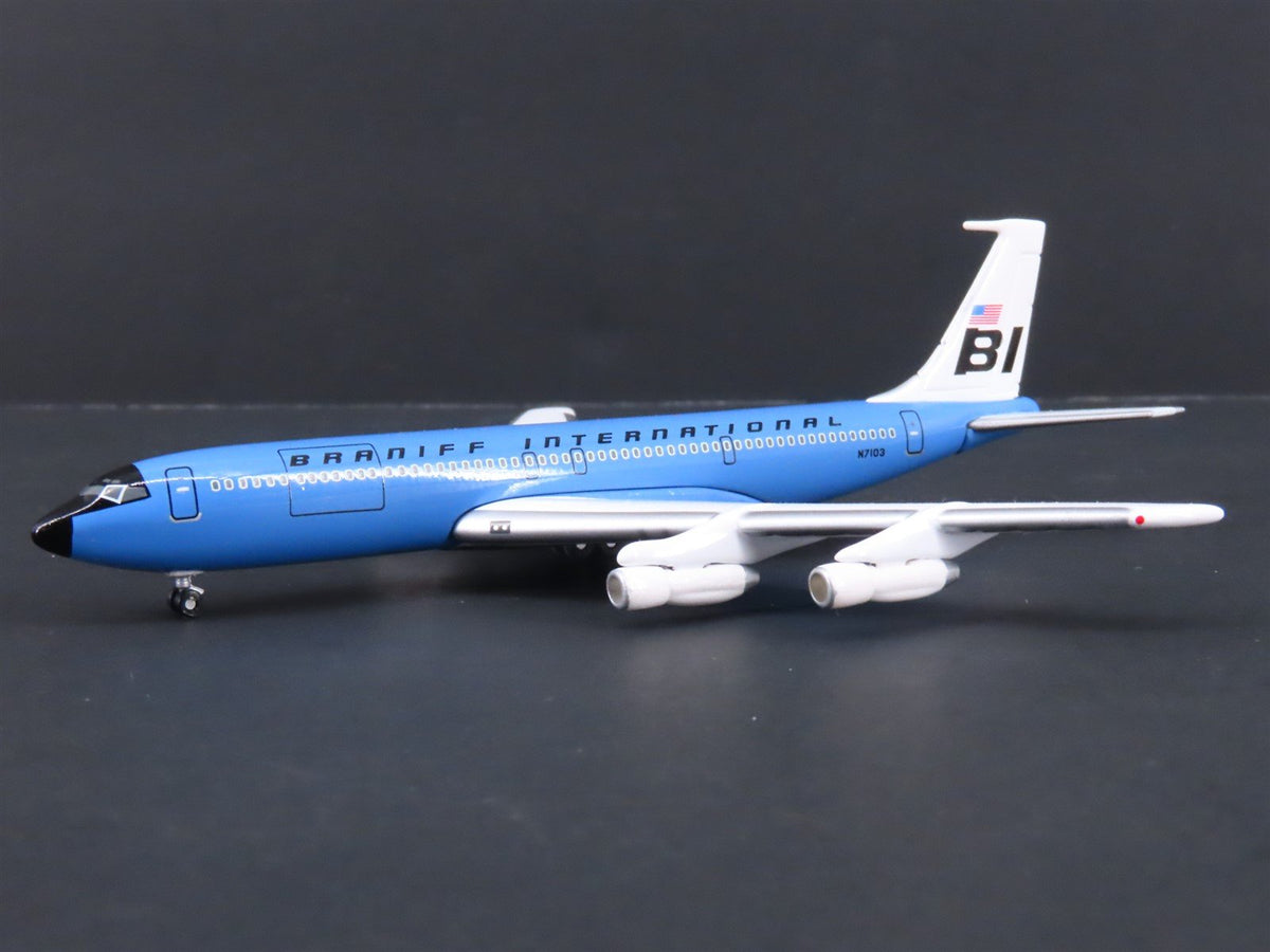 1:400 GeminiJets Limited Edition GJBNF214 Brannif Int&#39;l Boeing 707-327 Airliner