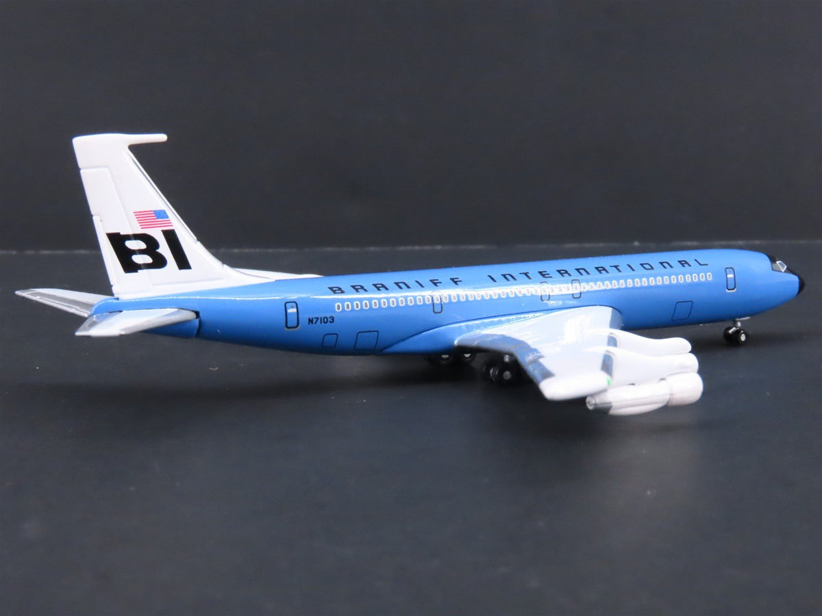 1:400 GeminiJets Limited Edition GJBNF214 Brannif Int&#39;l Boeing 707-327 Airliner