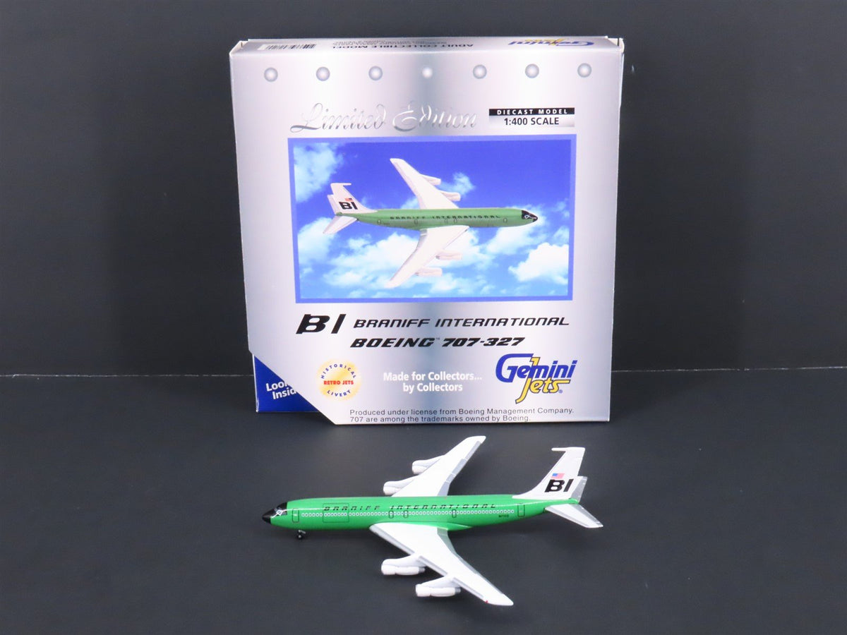 1:400 Gemini Jets Limited Edition GJBNF212 Brannif Int&#39;l Boeing 707-327 Airliner