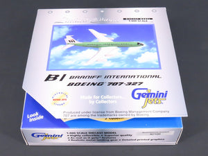 1:400 Gemini Jets Limited Edition GJBNF212 Brannif Int'l Boeing 707-327 Airliner