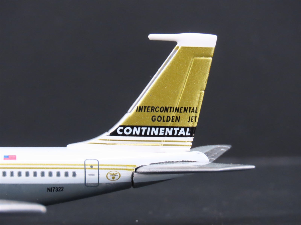 1:400 GeminiJets GJCOA054 Die-Cast Continental &quot;Golden Jet&quot; 707-321C Airliner
