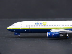 1:400 Scale GeminiJets II GJBSK450 Die-Cast Miami Air Boeing 737-800 Airliner