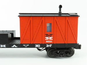 O27 Gauge 3-Rail MTH RailKing 30-79347/79351 NH New Haven Crane w/ Boom Tender