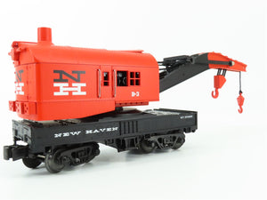 O27 Gauge 3-Rail MTH RailKing 30-79347/79351 NH New Haven Crane w/ Boom Tender