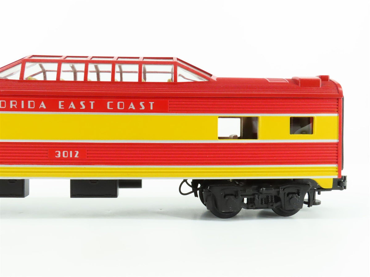 O27 Gauge 3-Rail MTH RailKing RK-6042 FEC Vista Dome Passenger Car #3012