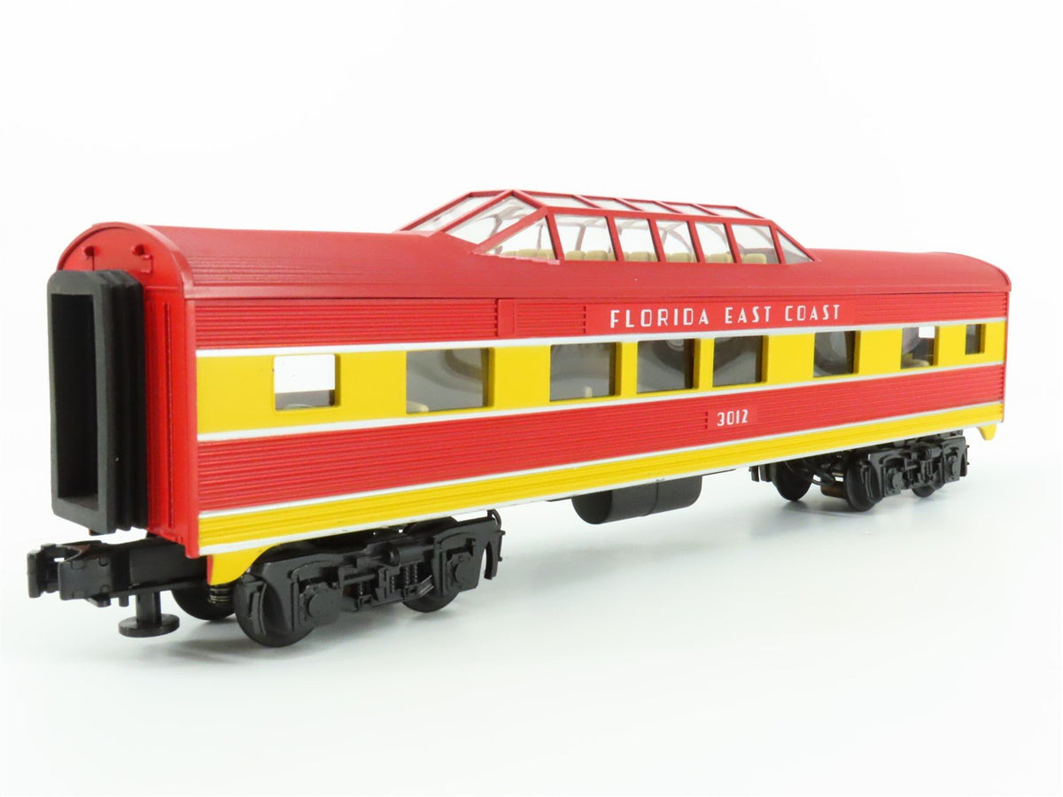 O27 Gauge 3-Rail MTH RailKing RK-6042 FEC Vista Dome Passenger Car #3012