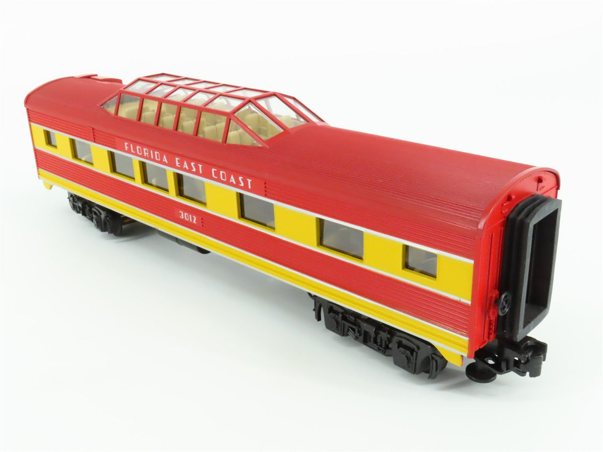 O27 Gauge 3-Rail MTH RailKing RK-6042 FEC Vista Dome Passenger Car #3012