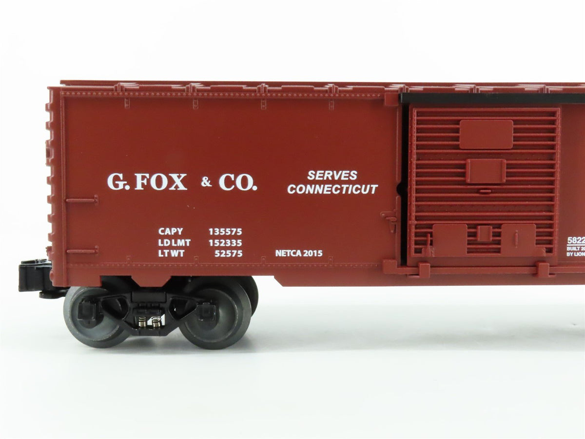 O Gauge 3-Rail Lionel 6-58221 NH G. Fox &amp; Co. 40&#39; Box Car - NETCA 2015 Car