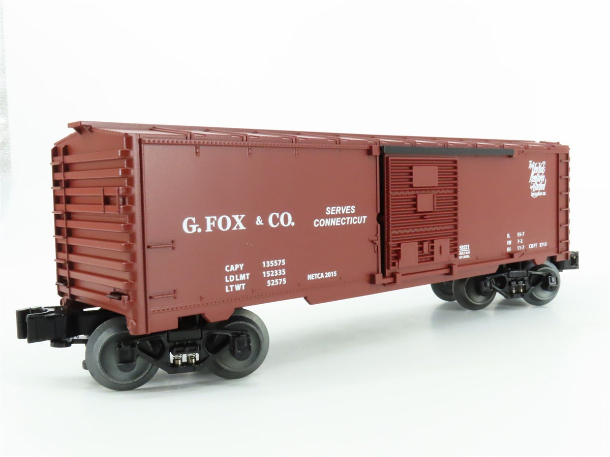 O Gauge 3-Rail Lionel 6-58221 NH G. Fox &amp; Co. 40&#39; Box Car - NETCA 2015 Car