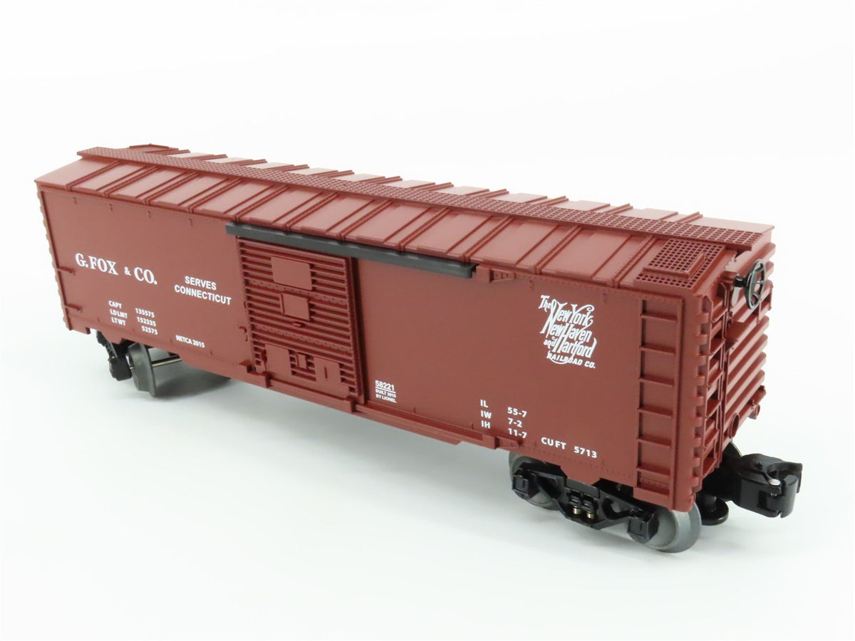 O Gauge 3-Rail Lionel 6-58221 NH G. Fox &amp; Co. 40&#39; Box Car - NETCA 2015 Car