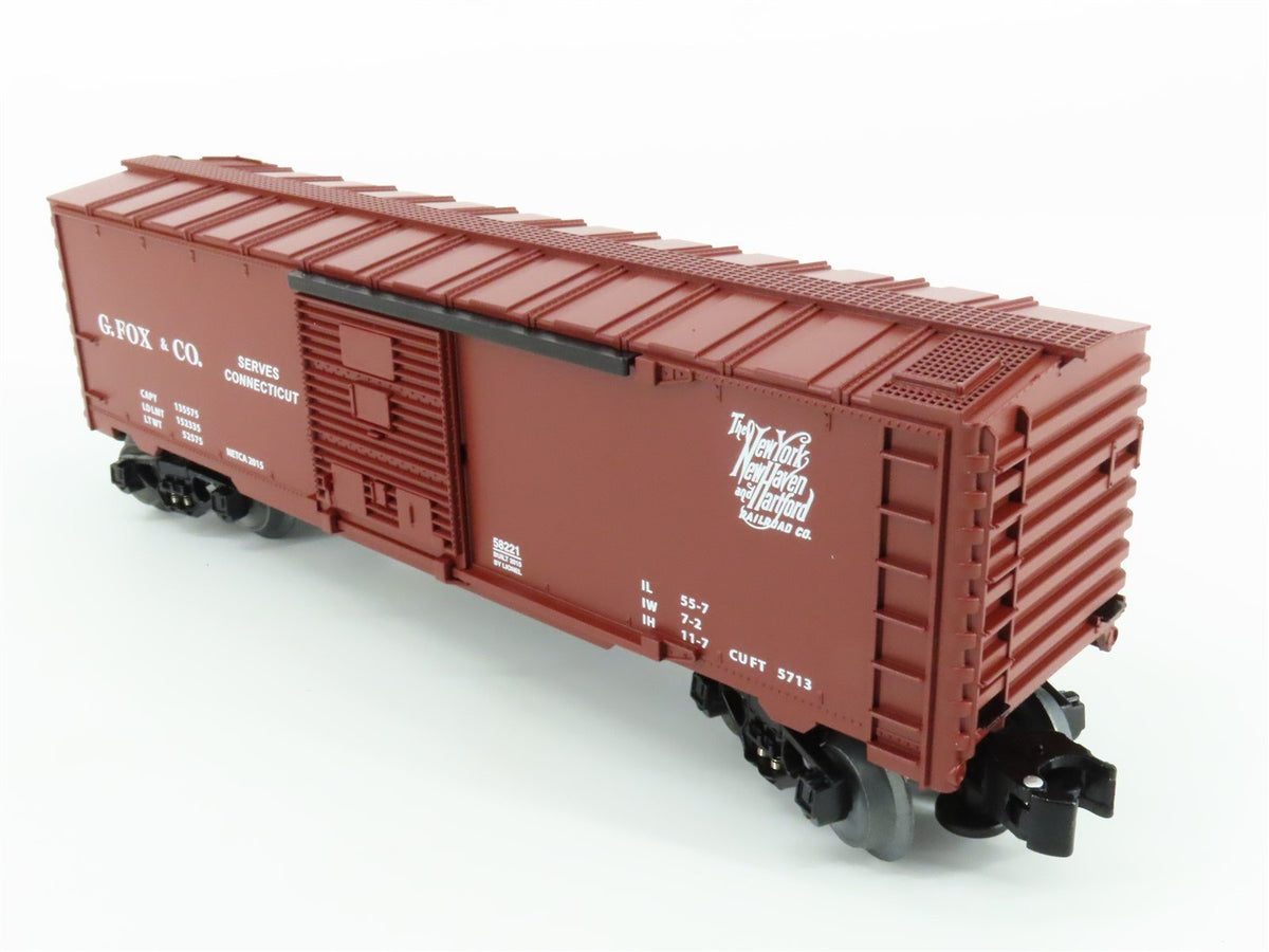 O Gauge 3-Rail Lionel 6-58221 NH G. Fox &amp; Co. 40&#39; Box Car - NETCA 2015 Car