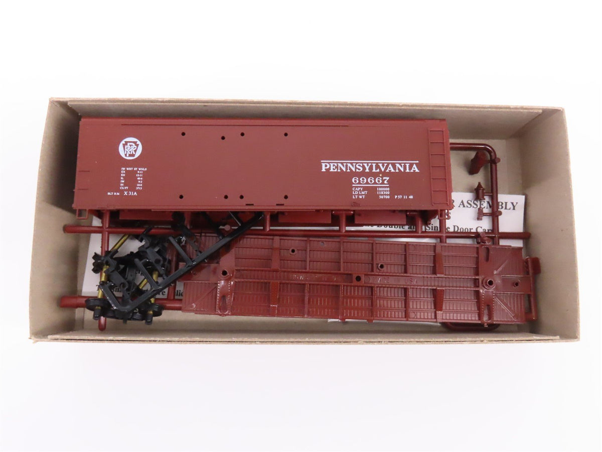 LOT of 12 HO Scale Bowser Kit #55341 PRR Pennsylvania X-31a 40&#39; Box Cars