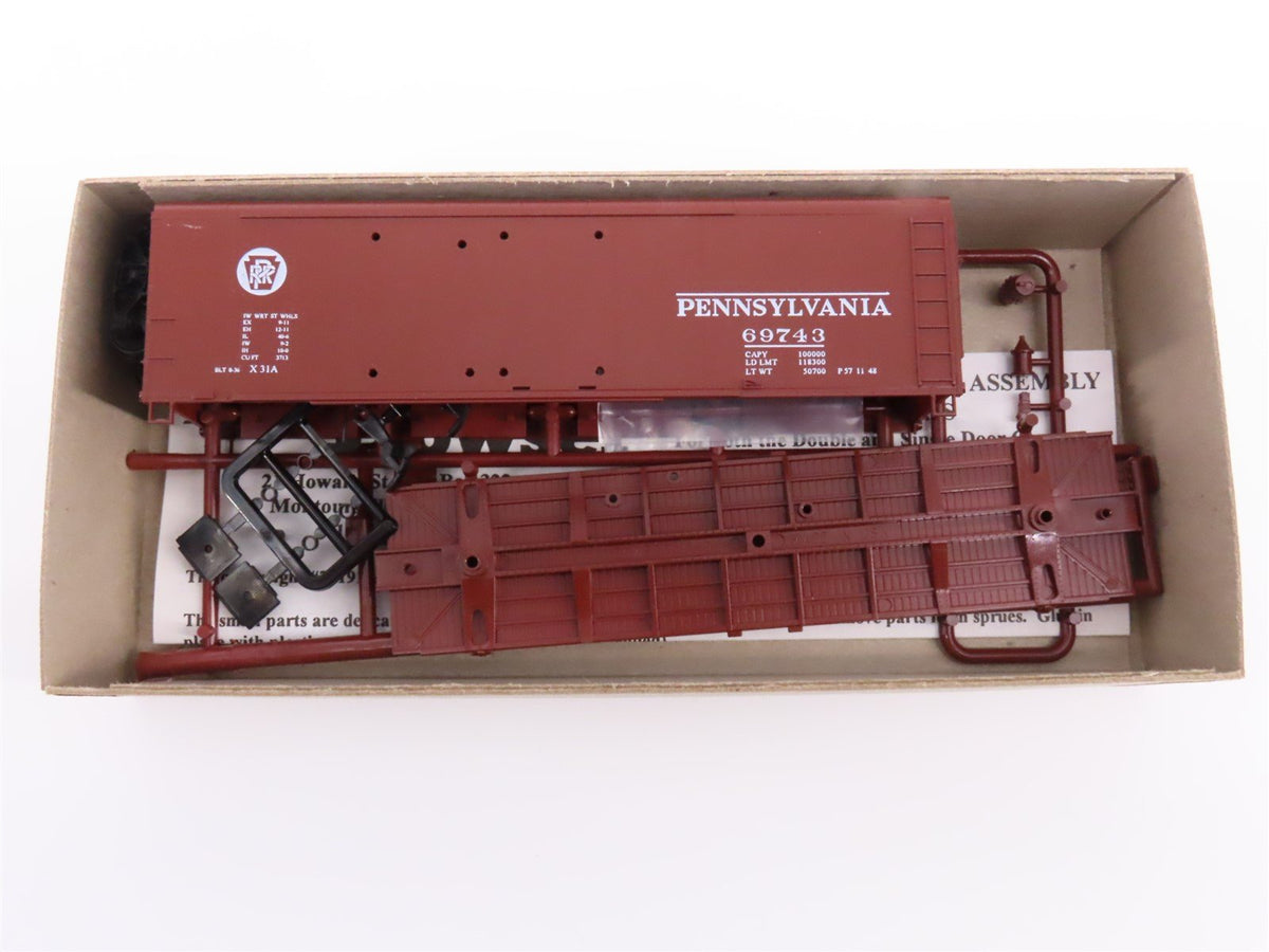 LOT of 12 HO Scale Bowser Kit #55341 PRR Pennsylvania X-31a 40&#39; Box Cars