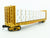 O Gauge 3-Rail MTH 20-98779 UP Union Pacific Bulkhead Flat Car #15036 w/ Load