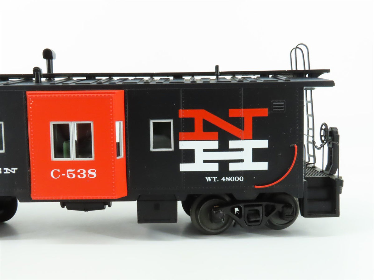 O27 Gauge 3-Rail MTH RailKing 30-77209 NH New Haven Bay Window Caboose #C-538