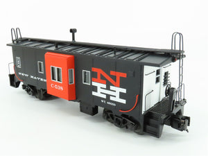 O27 Gauge 3-Rail MTH RailKing 30-77209 NH New Haven Bay Window Caboose #C-538