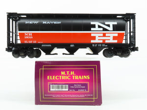 O Gauge 3-Rail MTH 20-90027B NH New Haven 3-Bay Cylindrical Hopper #16018