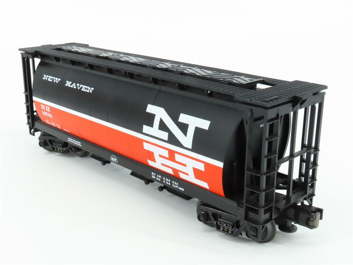 O Gauge 3-Rail MTH 20-90027B NH New Haven 3-Bay Cylindrical Hopper #16018