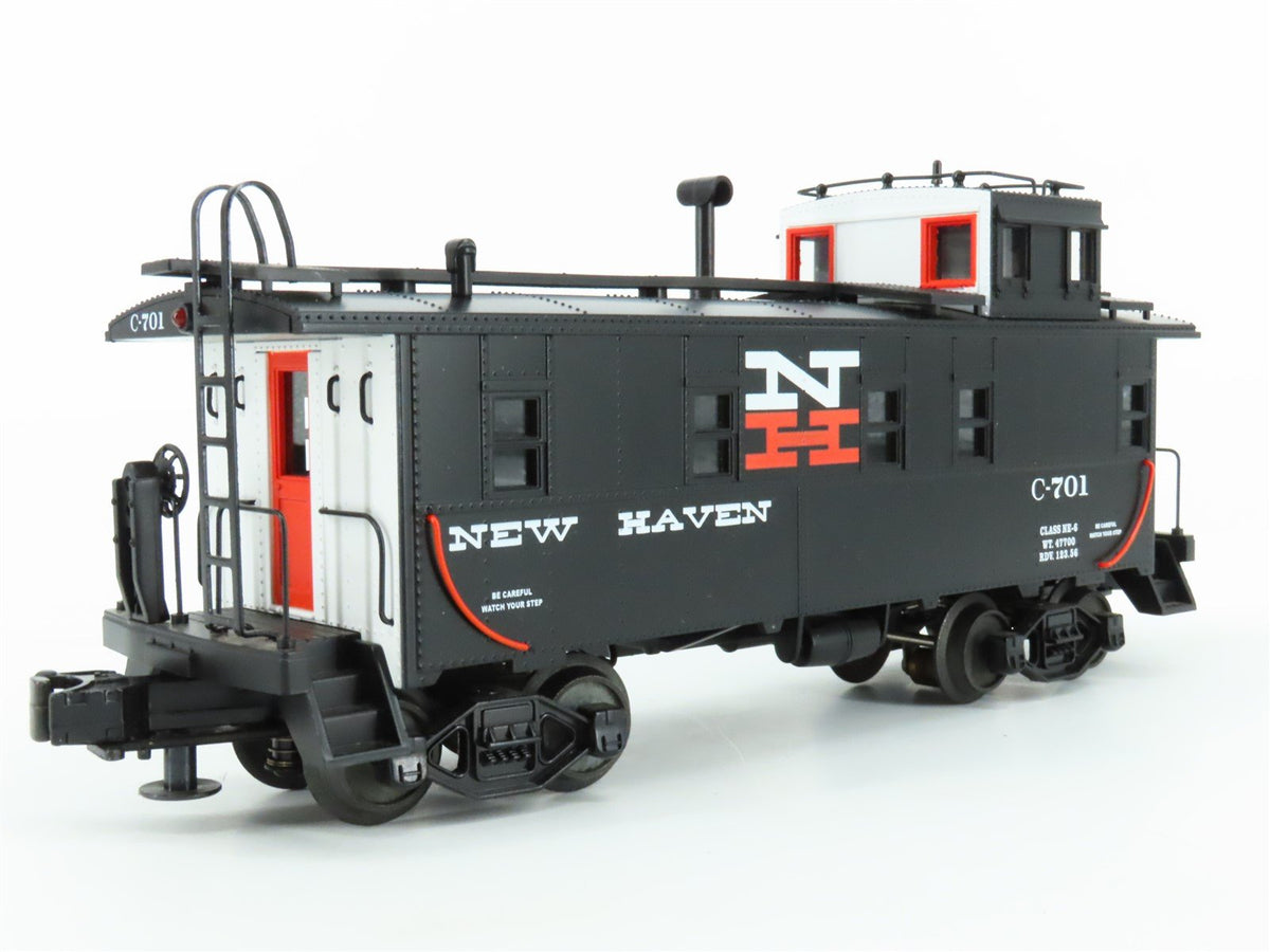 O Gauge 3-Rail MTH 20-90020F NH New Haven NE6 Offset Cupola Steel Caboose #C-701