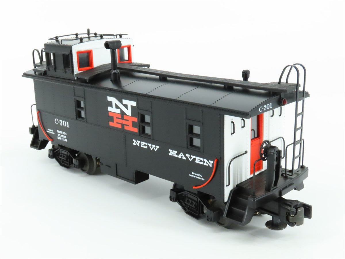 O Gauge 3-Rail MTH 20-90020F NH New Haven NE6 Offset Cupola Steel Caboose #C-701