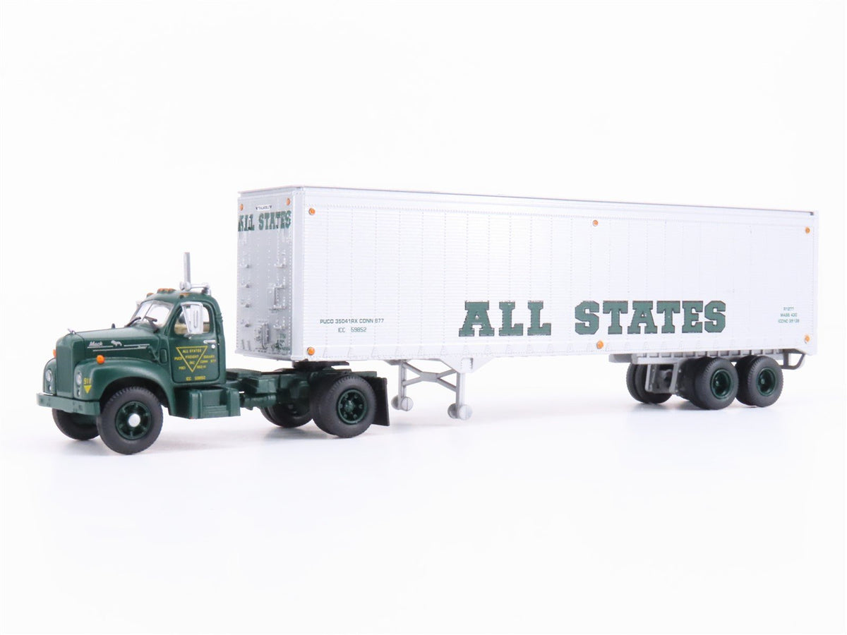 HO 1/87 Scale Athearn #93181 All States Mack B Tractor w/ 40&#39; Trailer