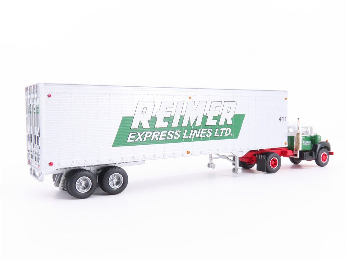 HO 1/87 Scale Athearn #93194 Reimer Mack B Tractor w/ 40&#39; Trailer