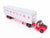 HO 1/87 Scale Athearn #93182 Carolina Mack B Tractor w/ 40' Trailer