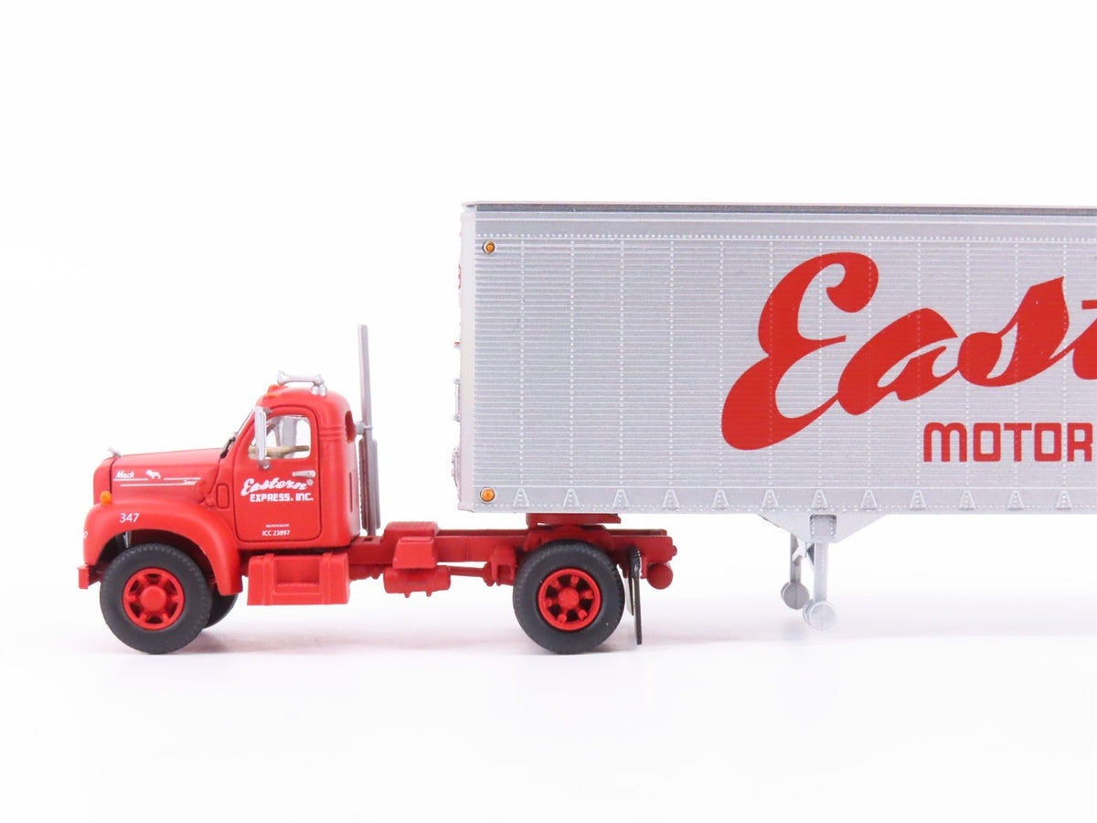 HO 1/87 Scale Athearn #93183 Eastern Motor Express Mack B Tractor w/ 40&#39; Trailer