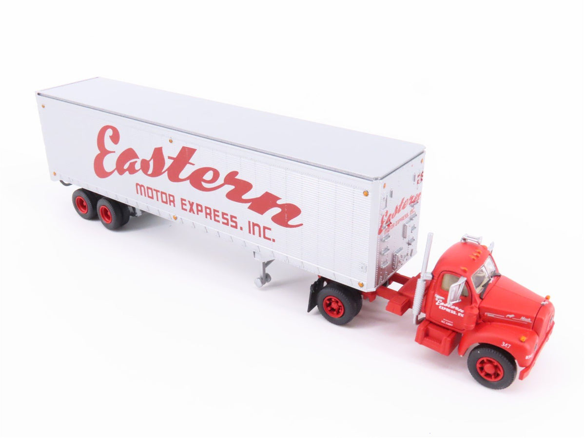 HO 1/87 Scale Athearn #93183 Eastern Motor Express Mack B Tractor w/ 40&#39; Trailer