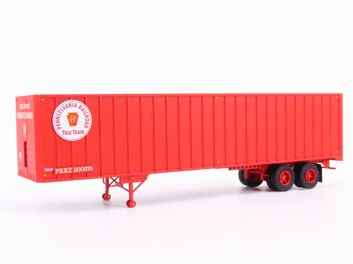 HO Scale Rapido #403028 PRRZ Pennsylvania 40&#39; Exterior-Post Van Trailer #200578