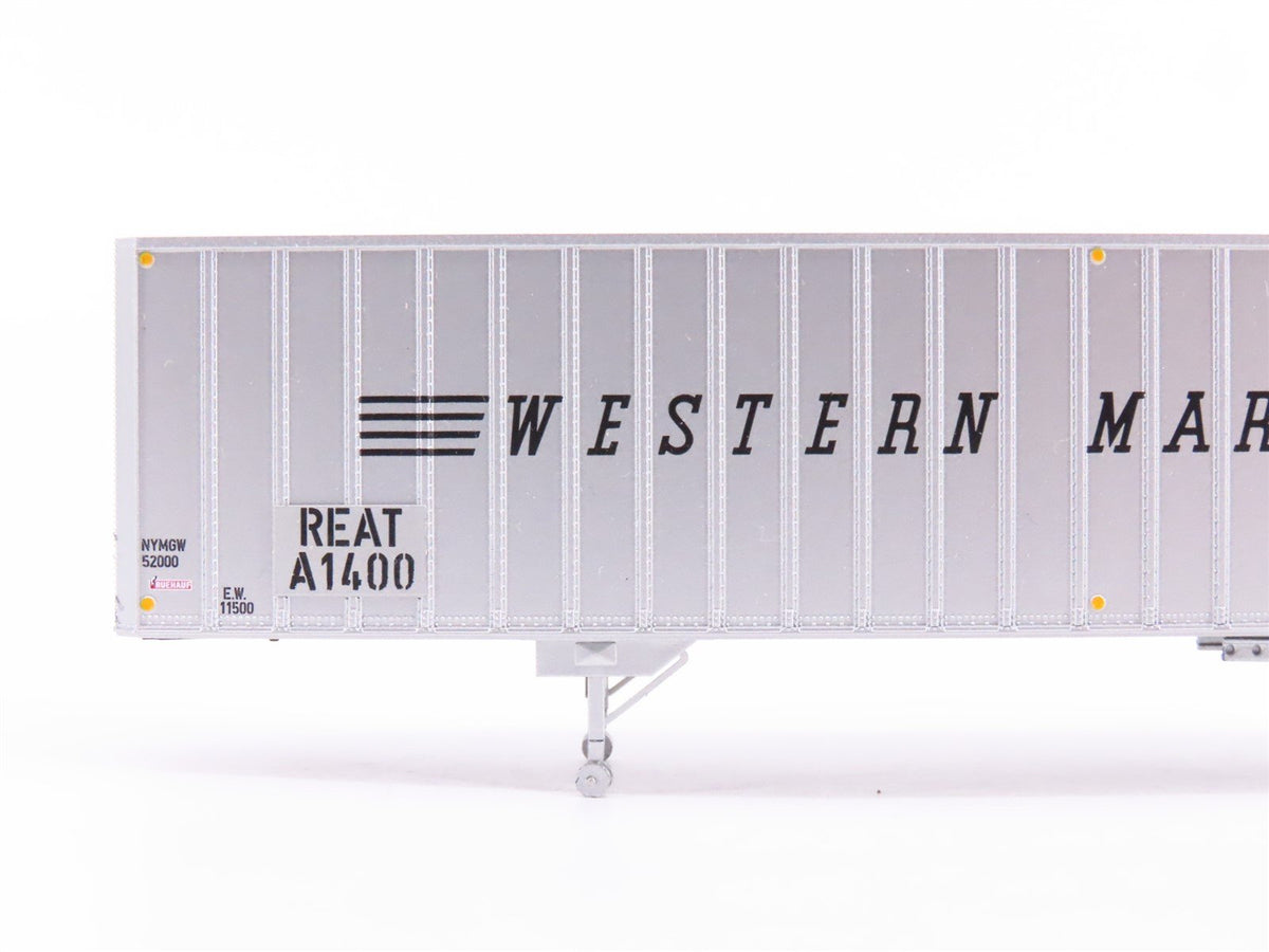HO Rapido #403034 REAT WM Western Maryland 40&#39; Exterior-Post Van Trailer #A1400