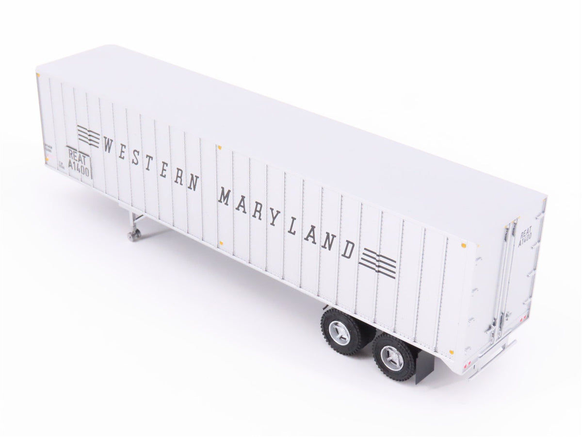 HO Rapido #403034 REAT WM Western Maryland 40&#39; Exterior-Post Van Trailer #A1400