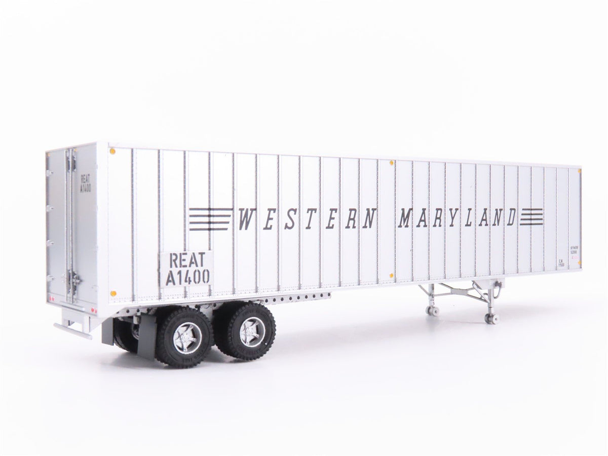 HO Rapido #403034 REAT WM Western Maryland 40&#39; Exterior-Post Van Trailer #A1400