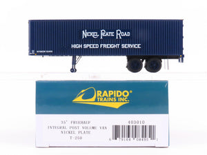 HO Rapido #403010 NKP Nickel Plate Road 35' Integral-Post Van Trailer #T-250